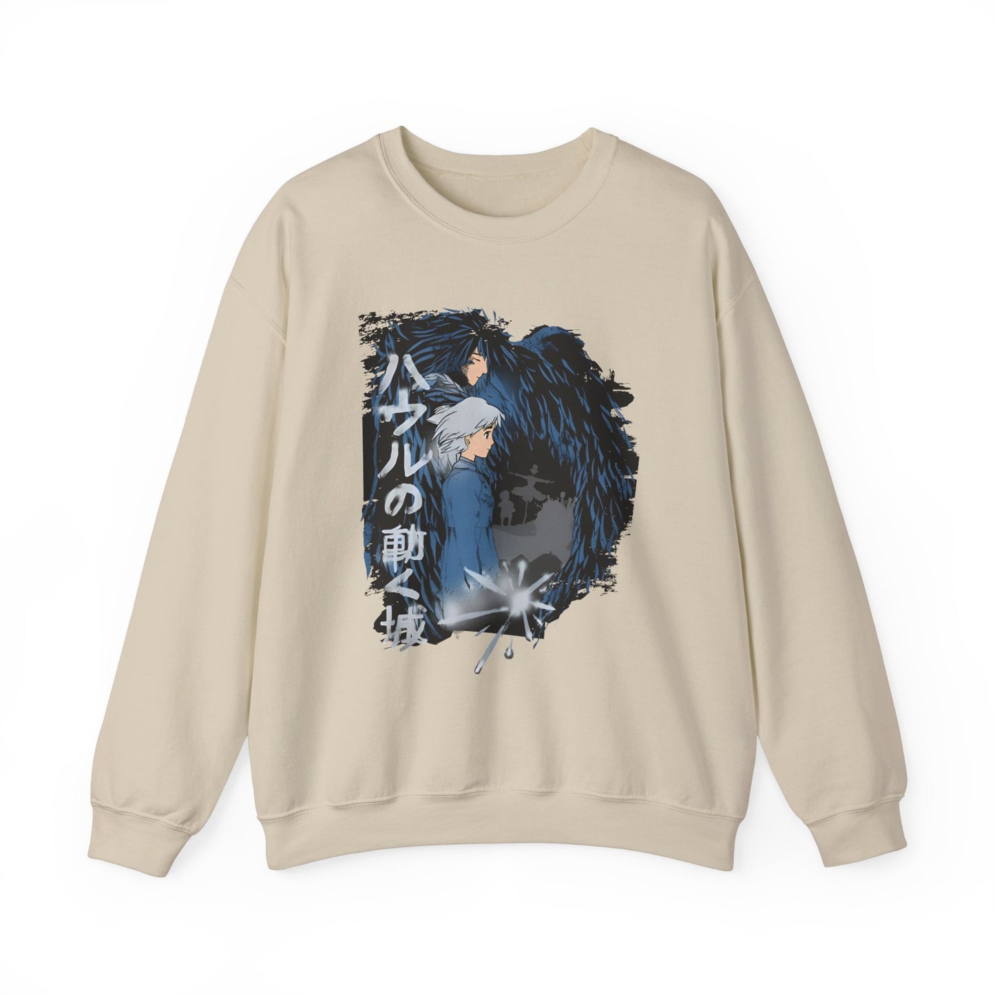 Howl & Sophie Sweatshirt – 100% Cotton Studio Ghibli Pullover Inspired by Howl’s Moving Castle