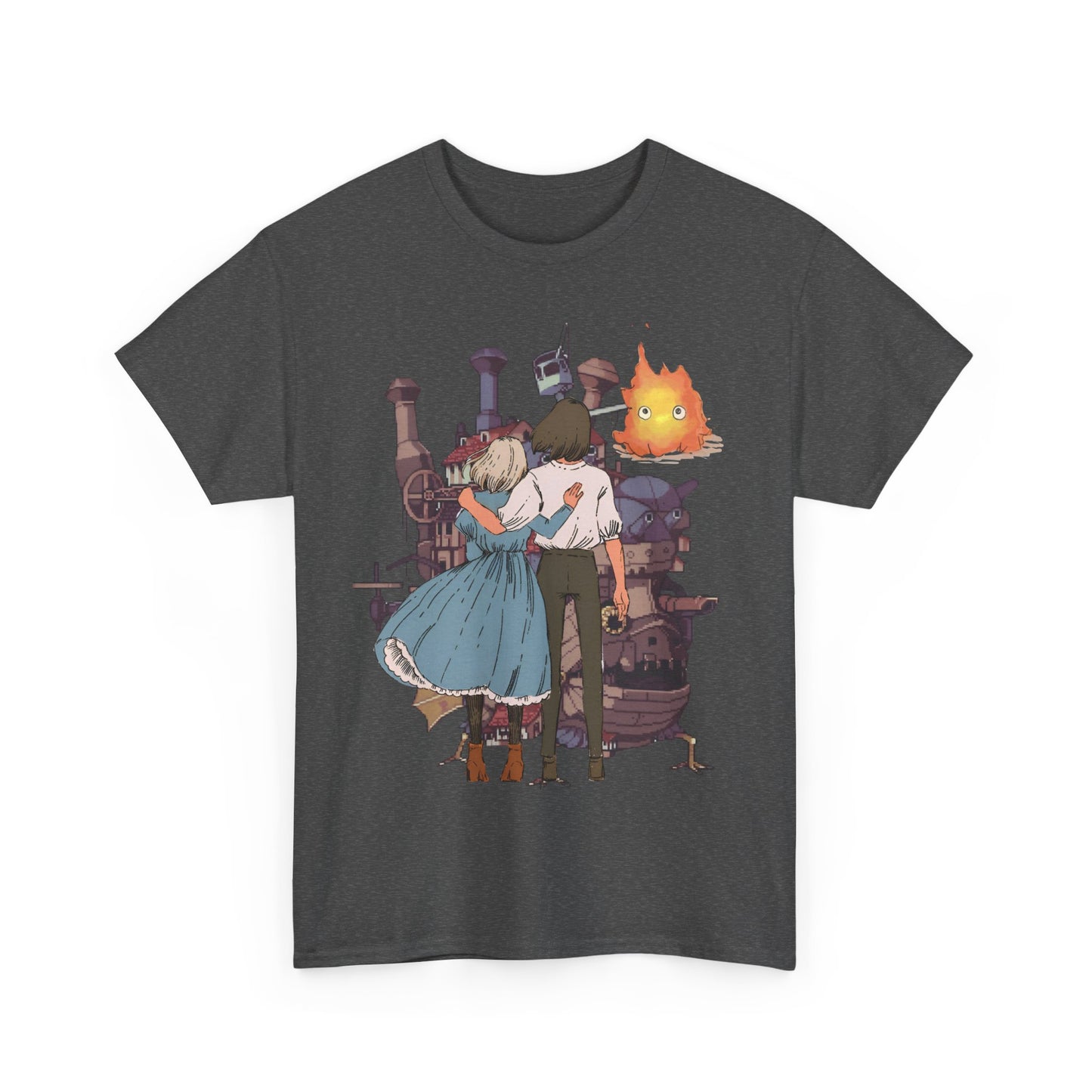 Howl's Moving Castle Love T-Shirt – 100% Cotton Studio Ghibli Anime Tee