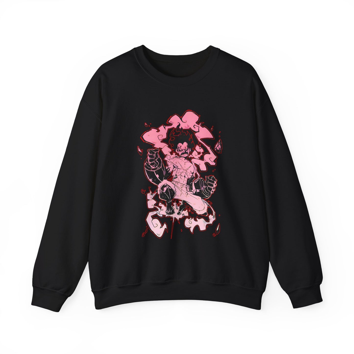 Luffy Gear Fourth Snakeman Sweatshirt – 100% Cotton One Piece Anime Pullover