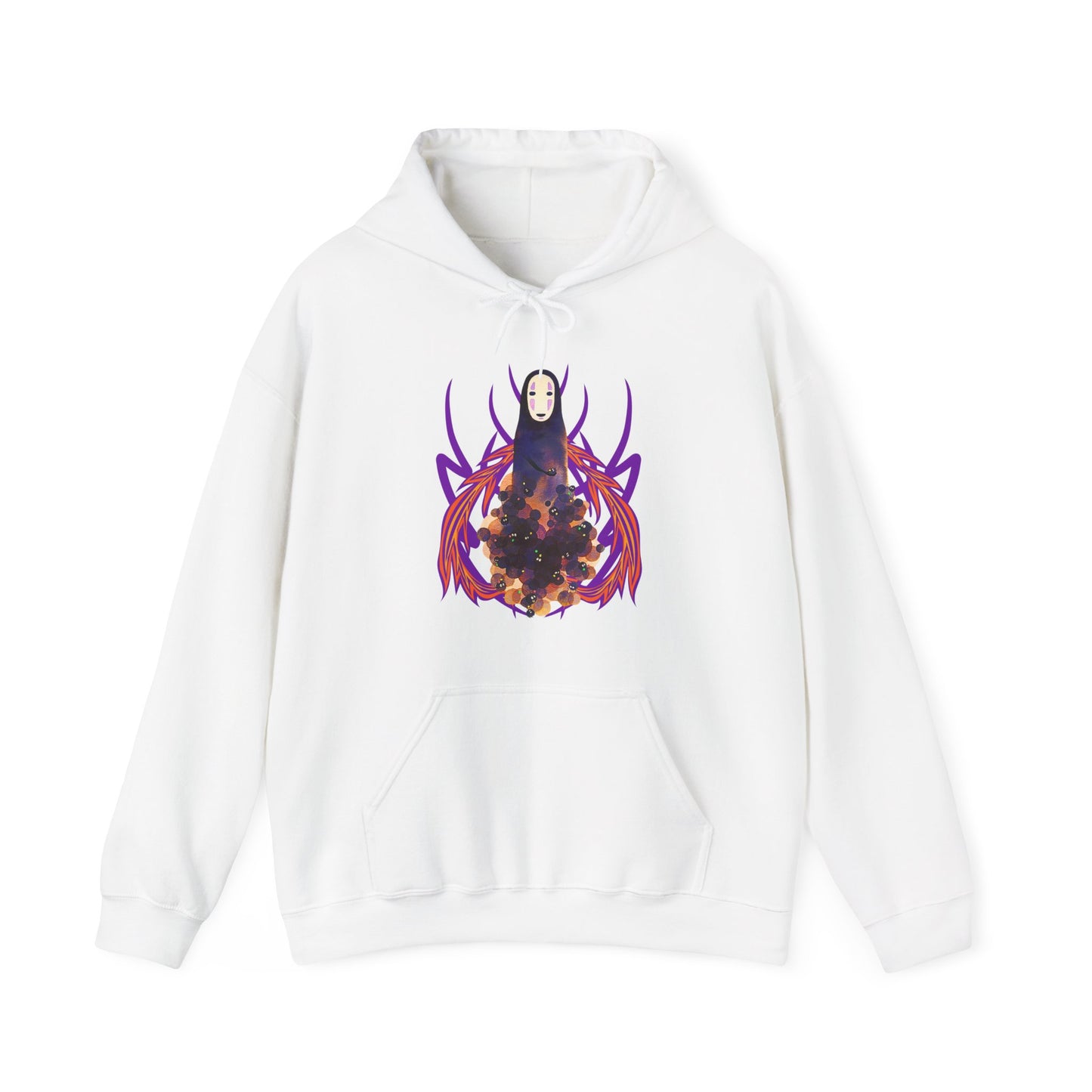 No Face Hoodie – 100% Cotton Spirited Away Studio Ghibli Anime Pullover
