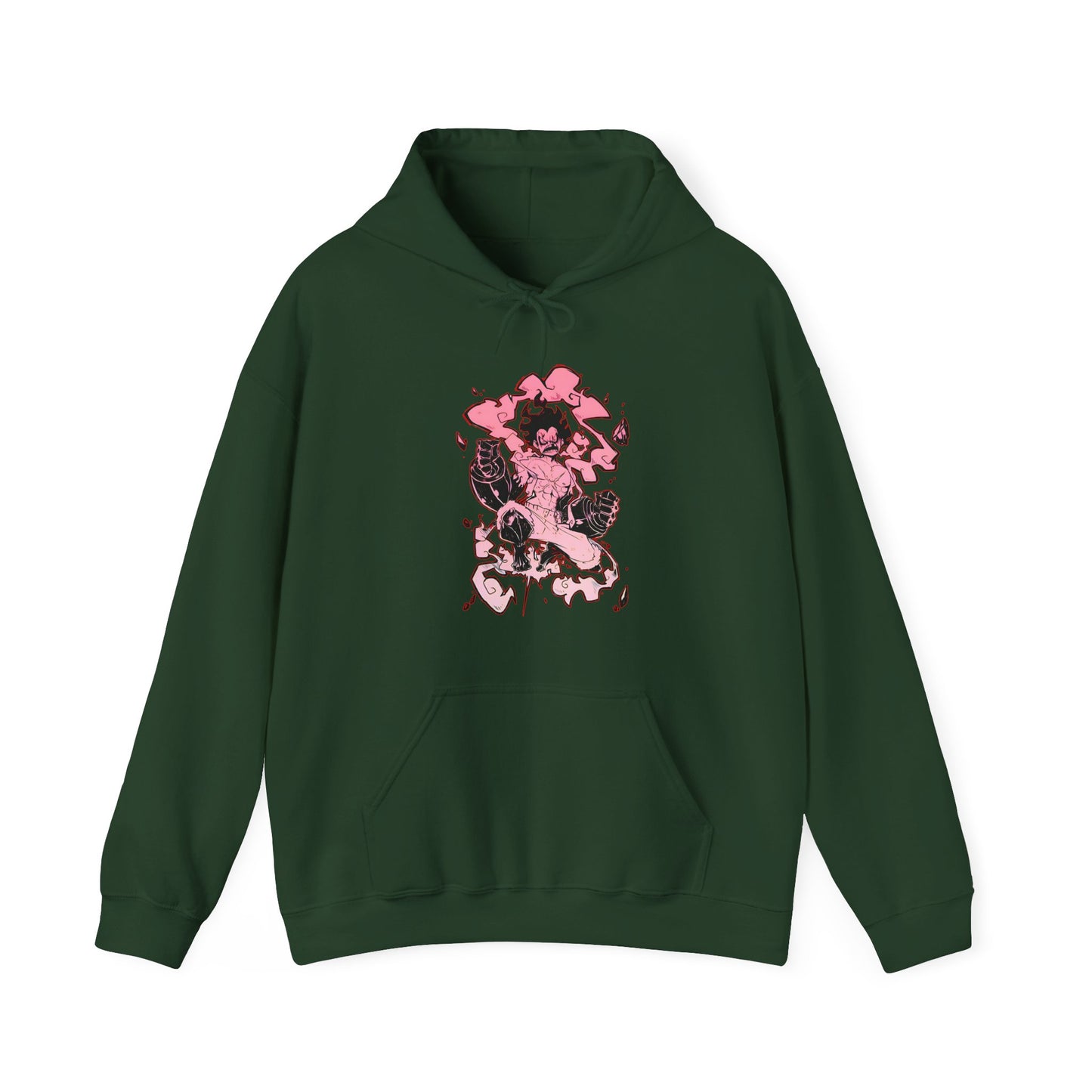 Luffy Gear Fourth Snakeman Hoodie – 100% Cotton One Piece Anime Hoodie