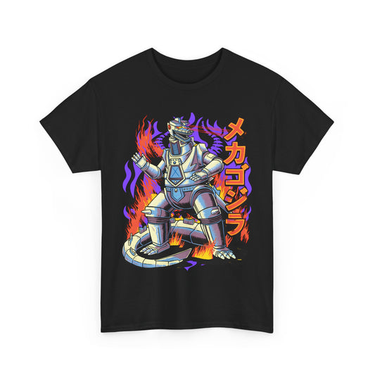 Mechagodzilla Kaiju T-Shirt – 100% Cotton Monster Battle Tee | Epic Japanese Sci-Fi Apparel