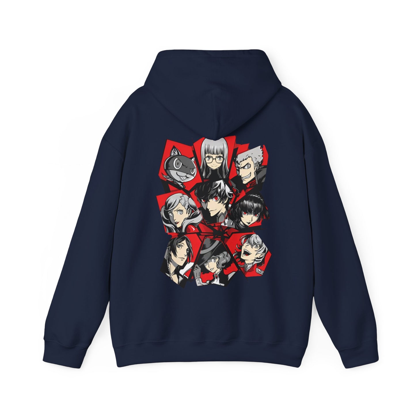 Persona 5 Hoodie with Back Print – 100% Cotton | Phantom Thieves Anime Gamer Hoodie