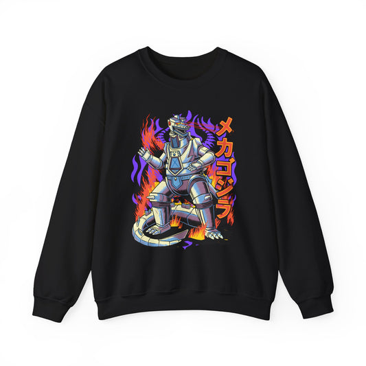 Mechagodzilla Kaiju Sweatshirt – 100% Cotton | Classic Monster Anime Apparel for Kaiju Fans