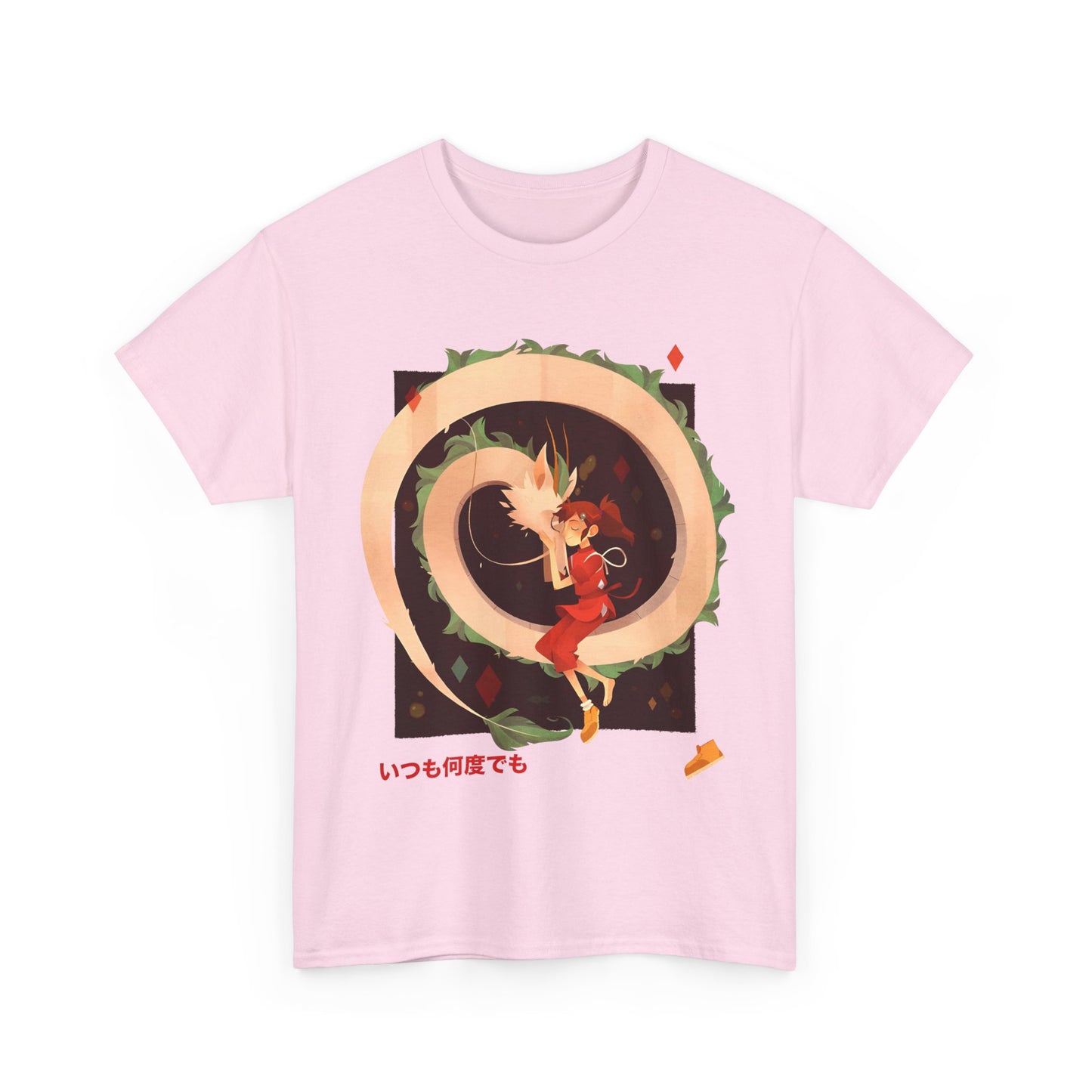 Chihiro and Haku T-Shirt – Ghibli Anime Cotton Tee for Fans