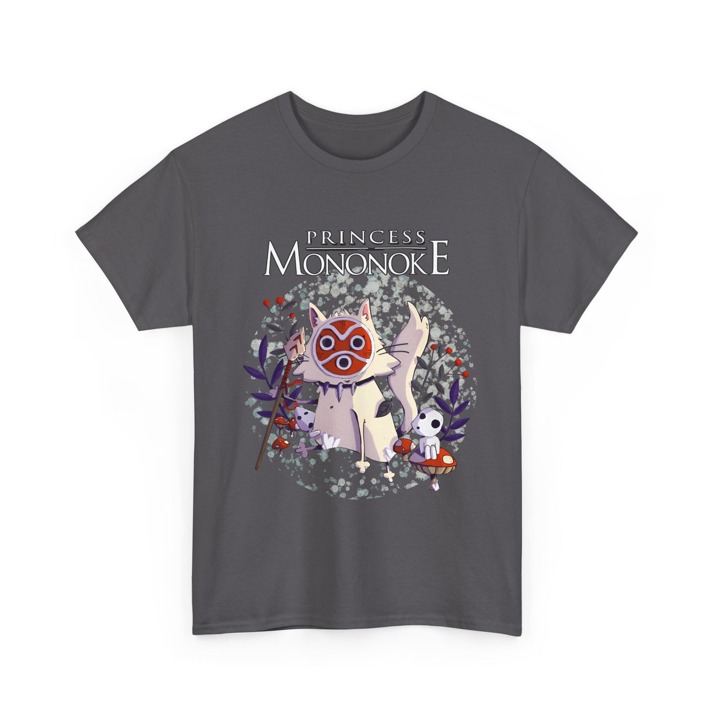 Princess Mononoke White T-Shirt | 100% Cotton Studio Ghibli Anime Tee