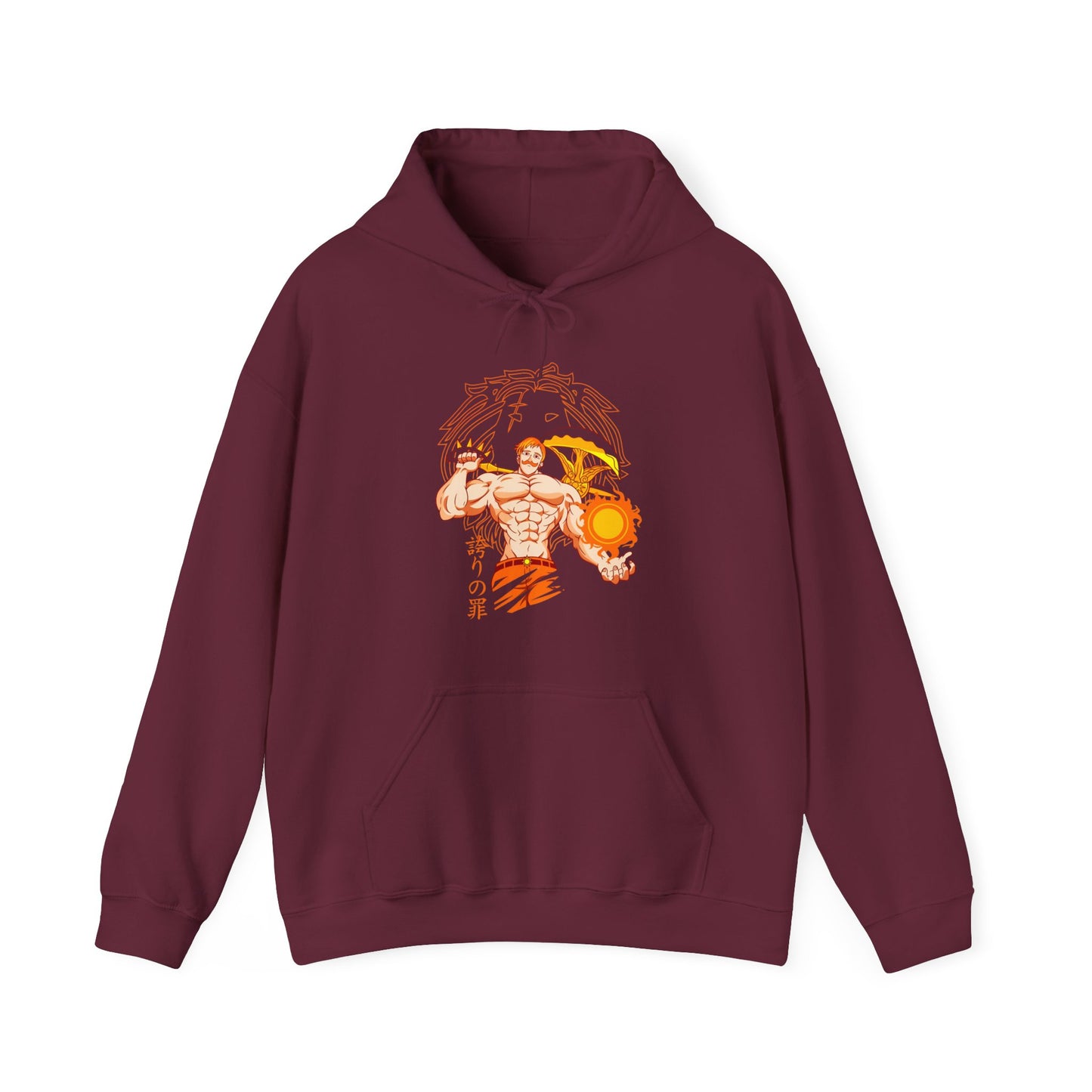 Escanor Seven Deadly Sins Hoodie – 100% Cotton Anime Hoodie for Lion’s Sin of Pride Fans