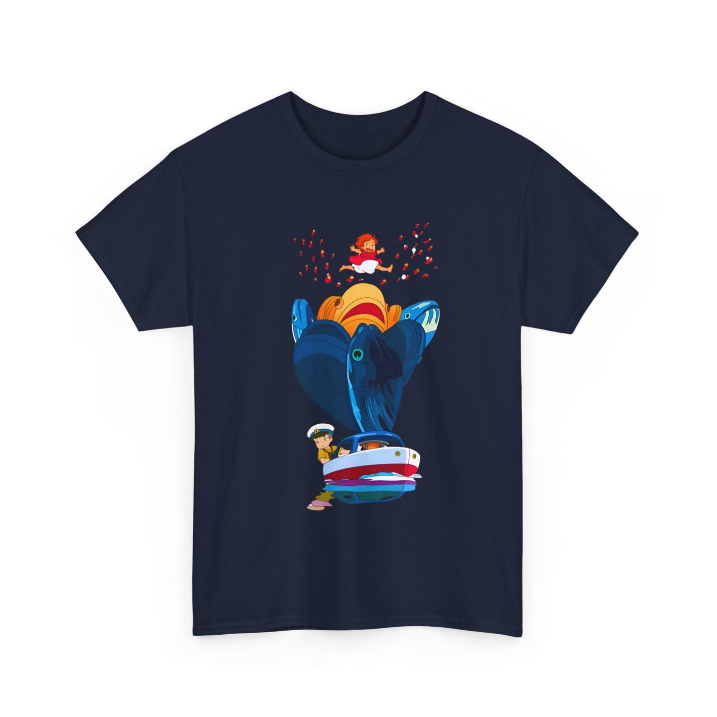 Ponyo and Sosuke Sea Dreams T-Shirt – 100% Cotton Studio Ghibli Inspired Tee