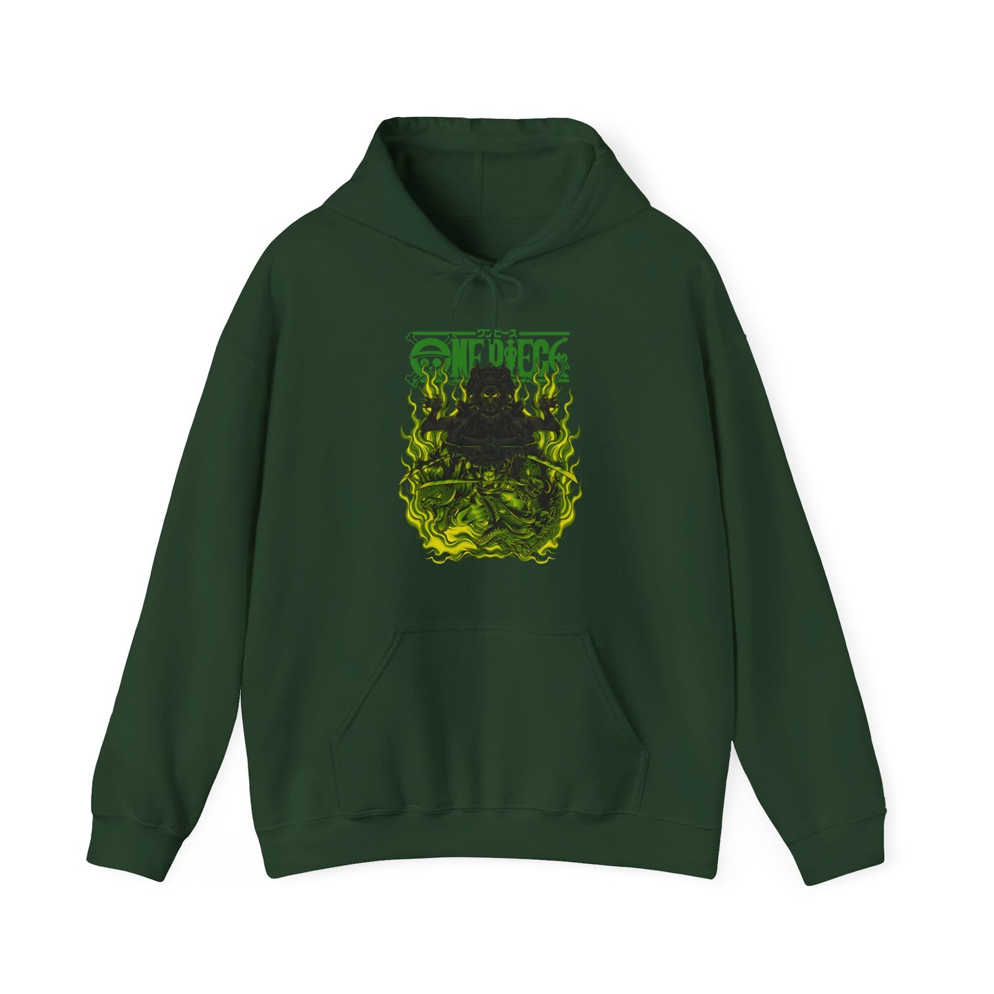 Roronoa Zoro One Piece Hoodie – 100% Cotton Anime Hoodie for Swordsman Fans