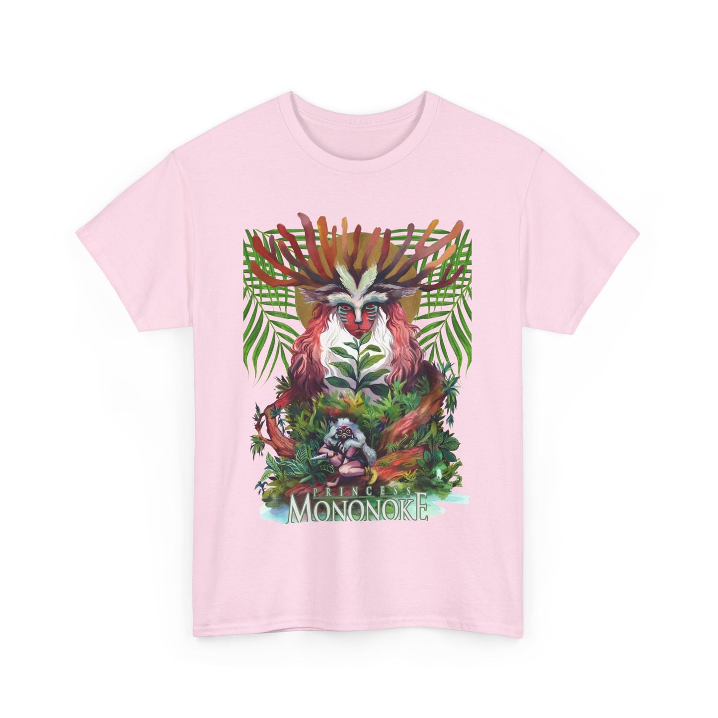 Forest Spirit T-Shirt 100% Cotton Princess Mononoke Studio Ghibli Tee