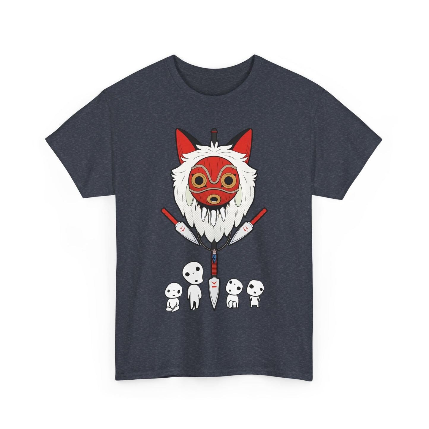 Kodama Princess Mononoke T-Shirt 100% Cotton | Studio Ghibli Anime Tee