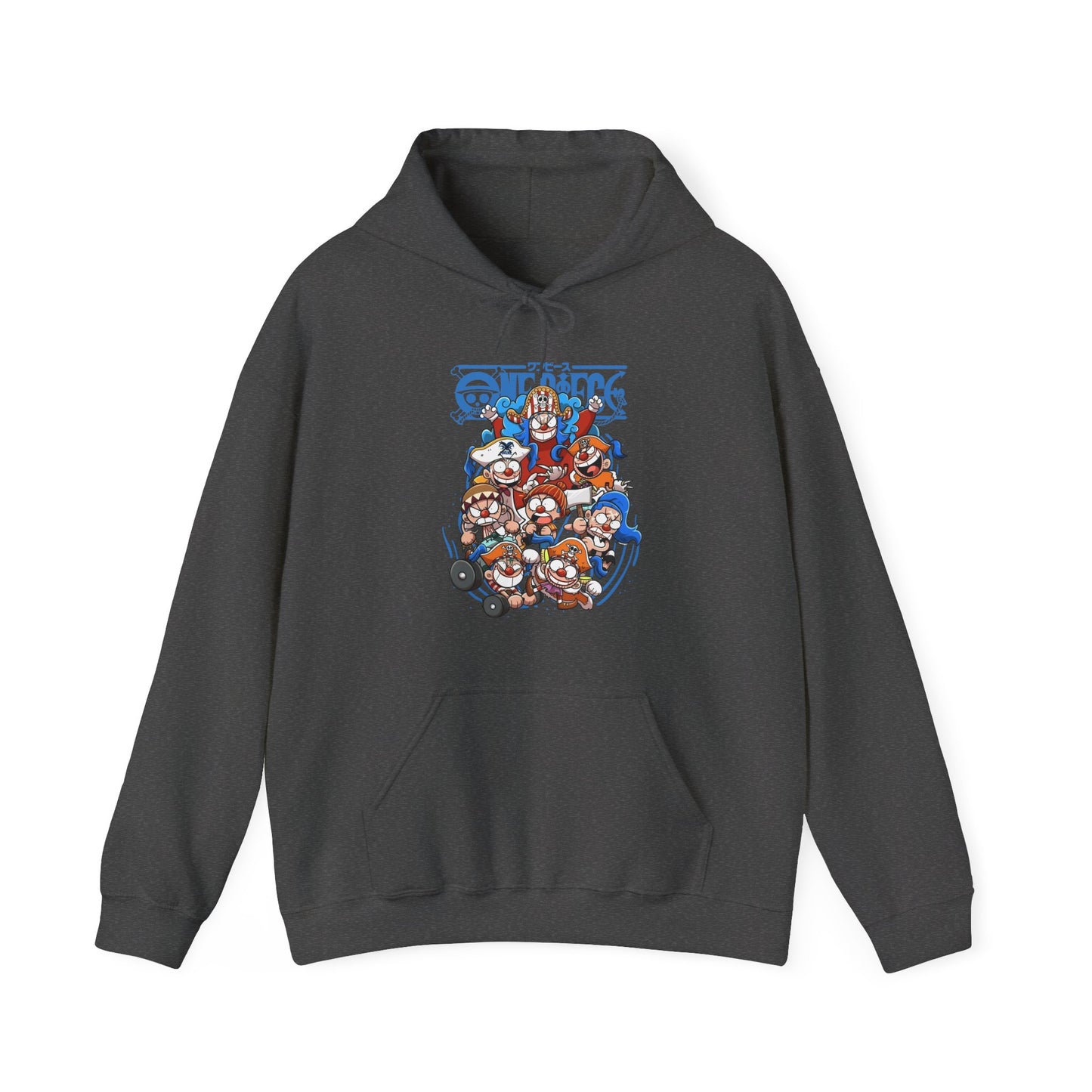 Buggy the Star Clown One Piece Hoodie – 100% Cotton Anime Hoodie for One Piece Fans