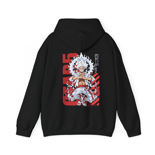 Monkey D. Luffy Back Print Hoodie – 100% Cotton One Piece Anime Streetwear