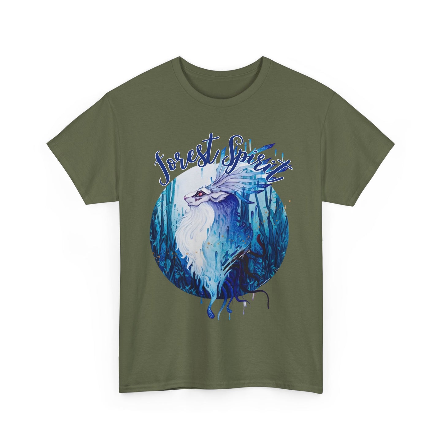 Forest Spirit Anime Ghibli T-Shirt 100% Cotton | Studio Ghibli Graphic Tee