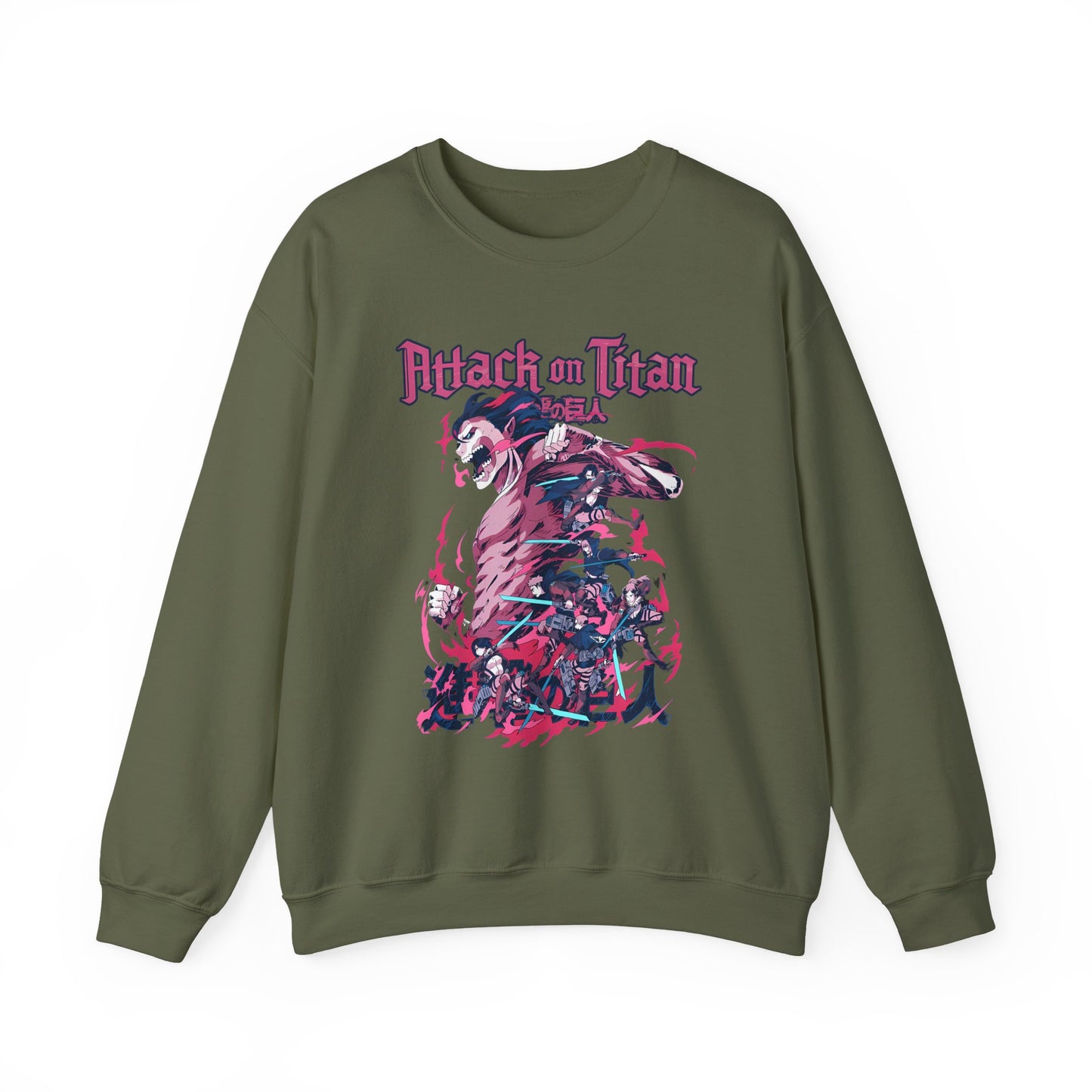 Attack on Titan Sweatshirt – 100% Cotton Pullover for Anime Fans