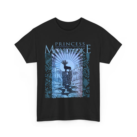 Mononoke Princess Forest Spirit T-Shirt – 100% Cotton Studio Ghibli Inspired Anime Tee
