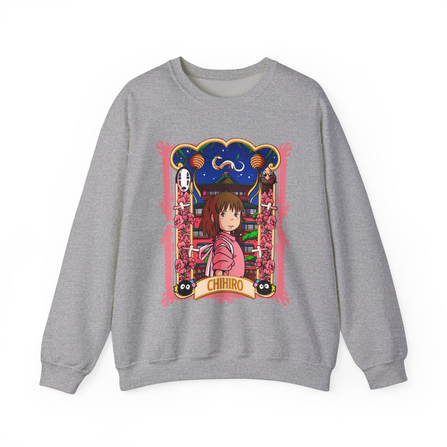 Spirited Away Chihiro Sweatshirt – 100% Cotton Studio Ghibli Pullover for Anime Fans