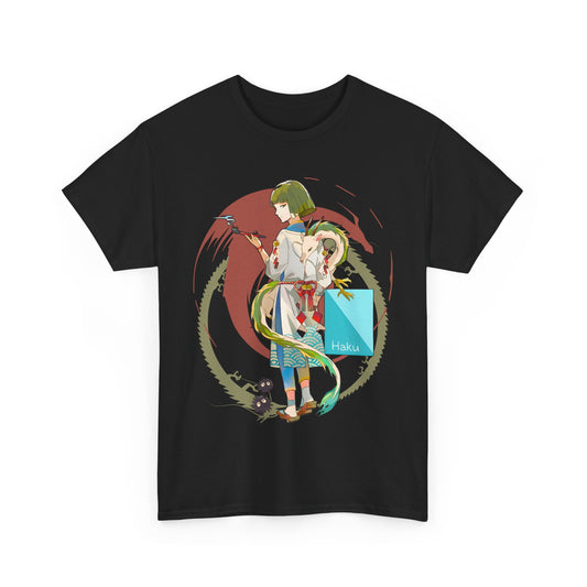 Haku Spirited Away T-Shirt – 100% Cotton Studio Ghibli Tee for Anime Fans and Ghibli Lovers