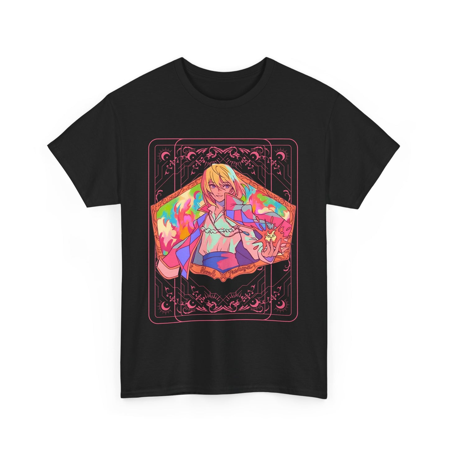 Howl Ghibli T-Shirt – 100% Cotton Anime Tee from Howl’s Moving Castle