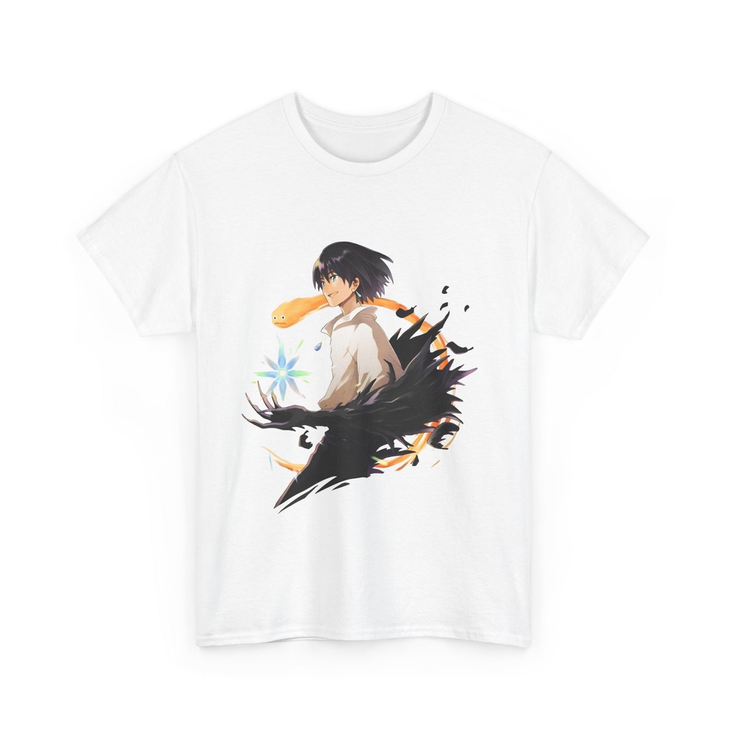 Howl & Calcifer Ghibli T-Shirt – 100% Cotton Anime Shirt Gift