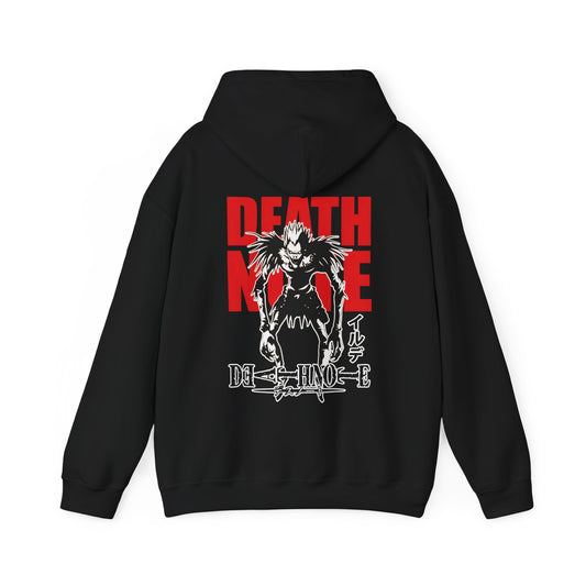 Ryuk Shinigami Death Note Back Print Hoodie – 100% Cotton Anime Sweatshirt for Dark Aesthetic Fans