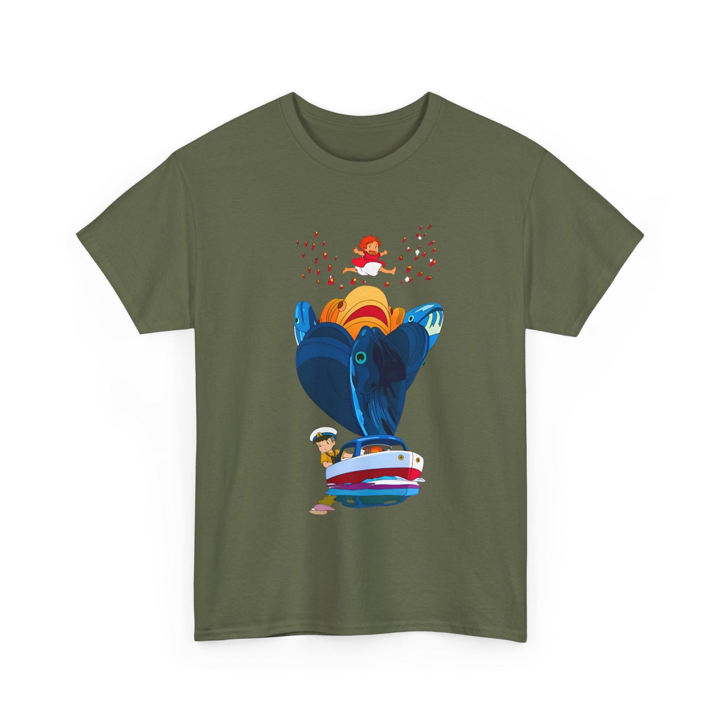 Ponyo and Sosuke Sea Dreams T-Shirt – 100% Cotton Studio Ghibli Inspired Tee