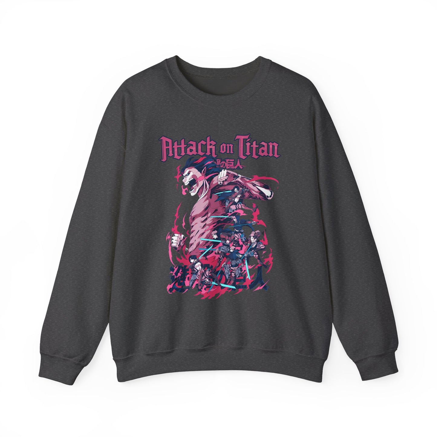 Attack on Titan Sweatshirt – 100% Cotton Pullover for Anime Fans