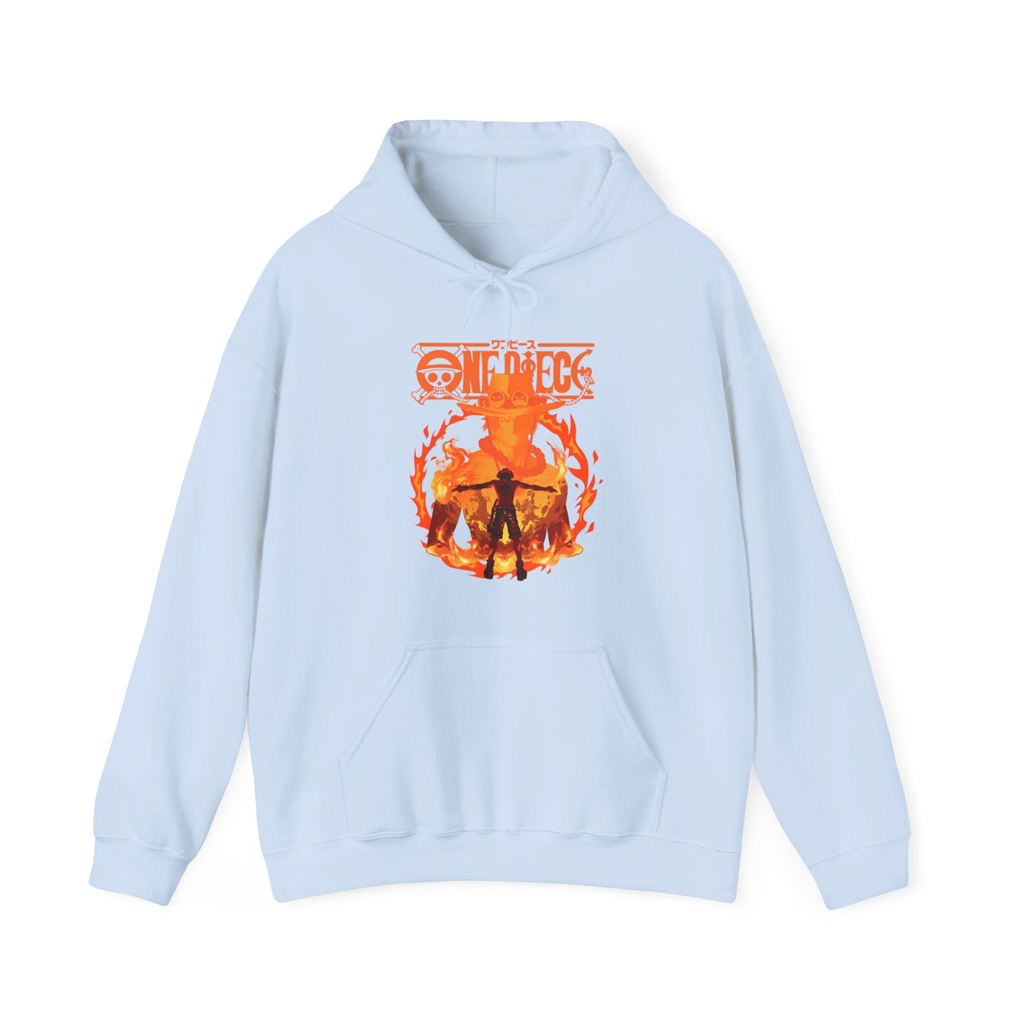 Portgas D. Ace Hoodie 100% Cotton – One Piece Anime Hoodie for Fans