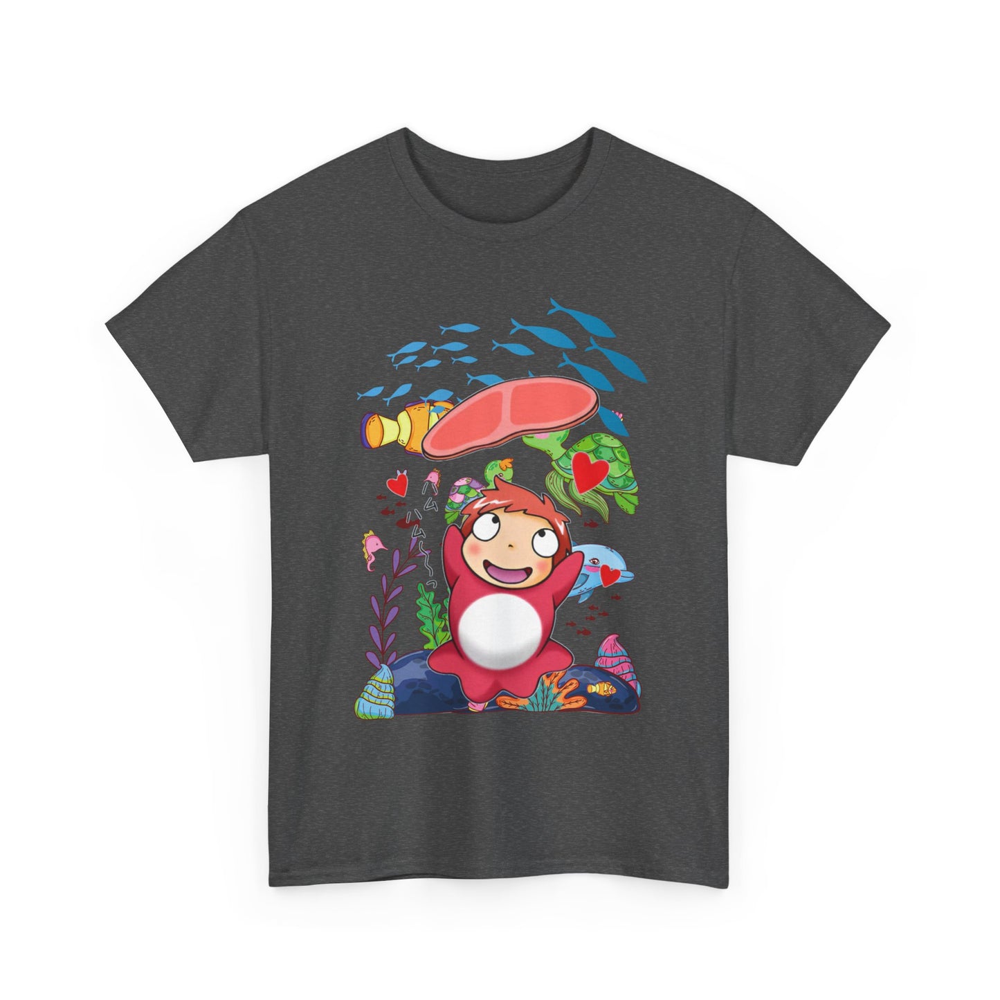 Ponyo Jam T-Shirt – 100% Cotton Studio Ghibli Inspired Tee for Anime Lovers