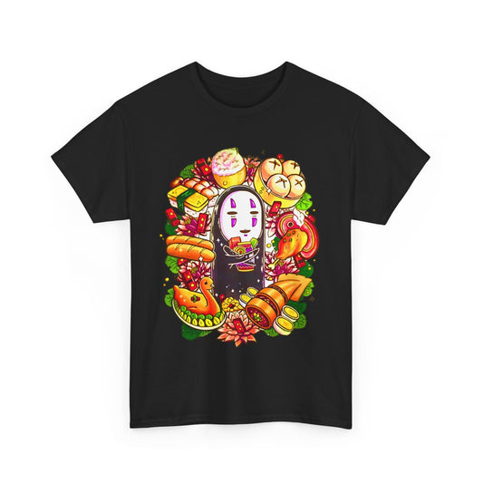 No Face Paint Brush T-Shirt | 100% Cotton Spirited Away Studio Ghibli Tee