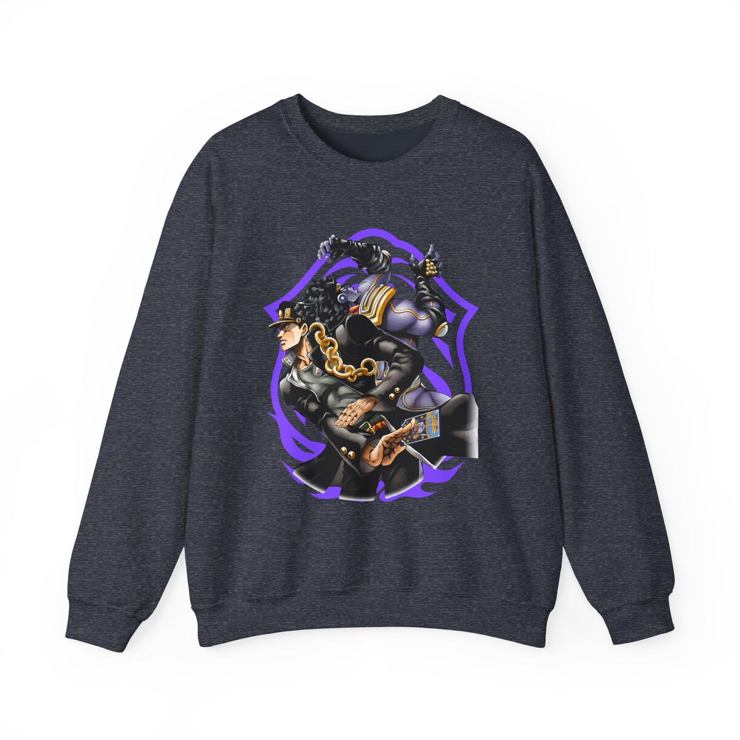 Jotaro Kujo Sweatshirt – 100% Cotton JoJo's Bizarre Adventure Anime Pullover