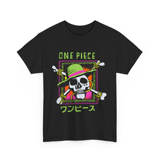 "Straw Hat Pirates One Piece T-Shirt – 100% Cotton Anime Tee for True Fans"