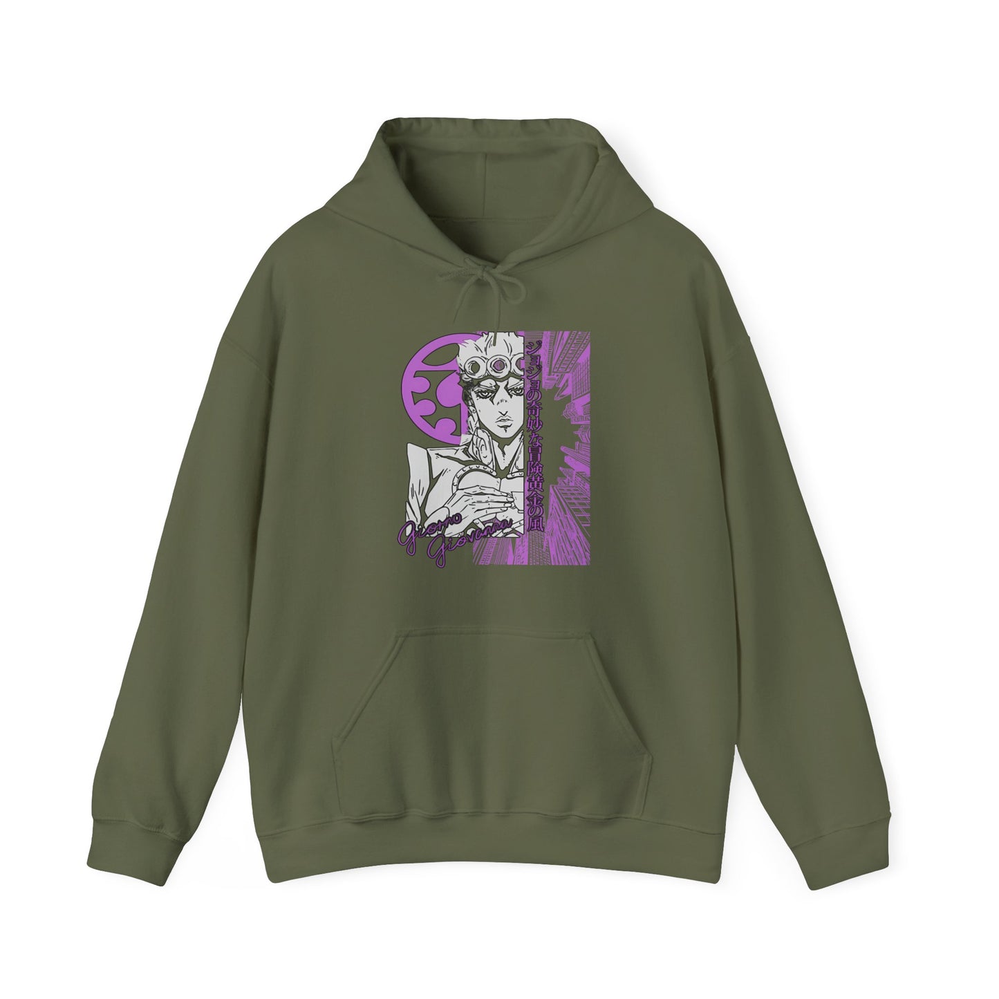 Giorno Giovanna Hoodie – 100% Cotton JoJo’s Bizarre Adventure Anime Streetwear