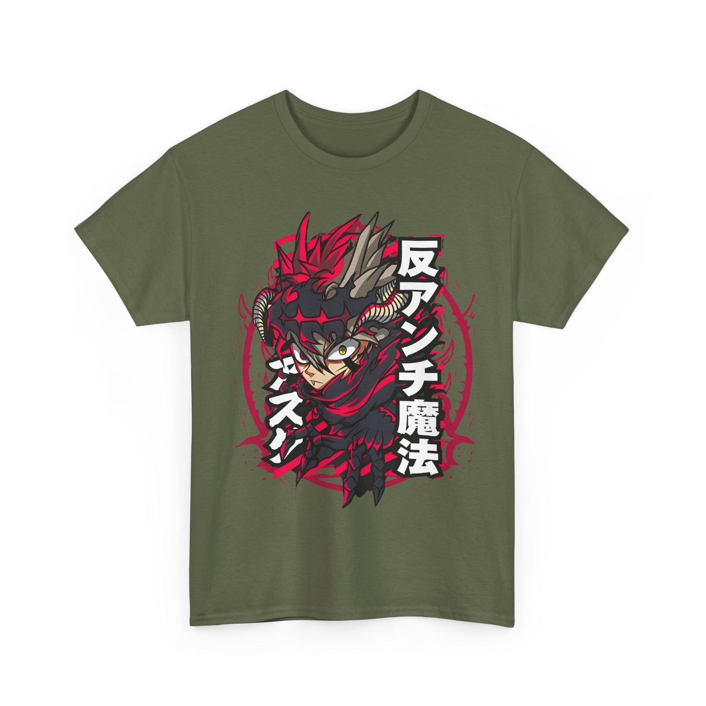 Asta Black Clover T-Shirt – 100% Cotton Anime Tee for Magic Knight Fans