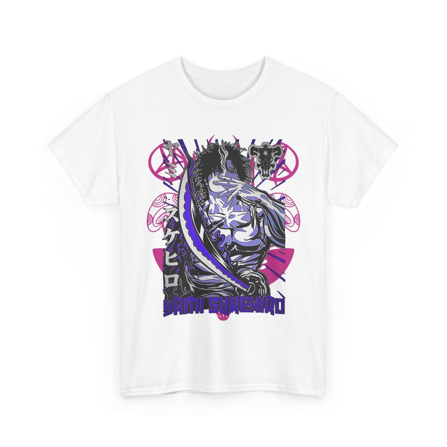 Yami Sukehiro Black Clover T-Shirt – 100% Cotton Anime Tee for Shonen Fans