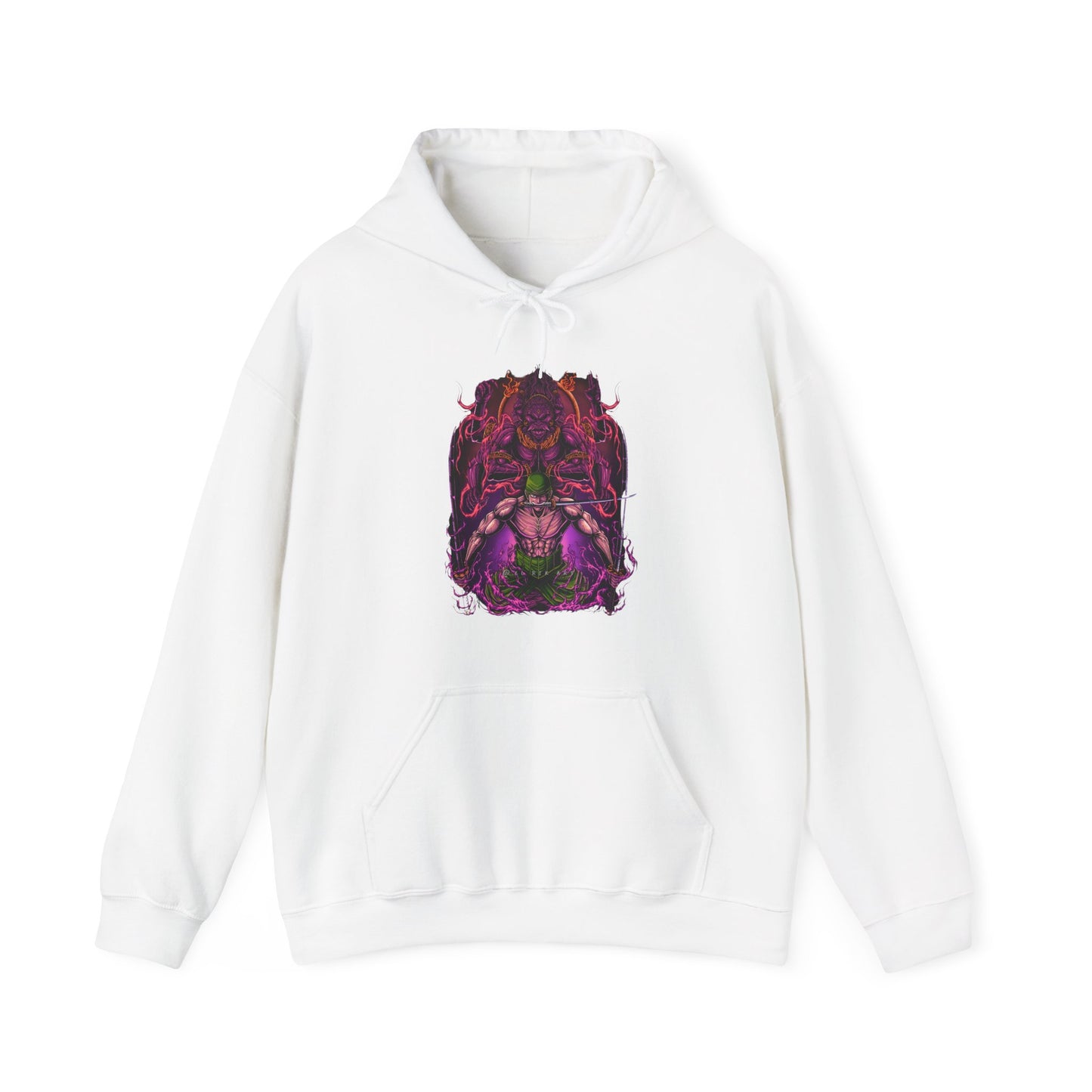 Roronoa Zoro Hoodie – 100% Cotton One Piece Anime Pullover for Fans