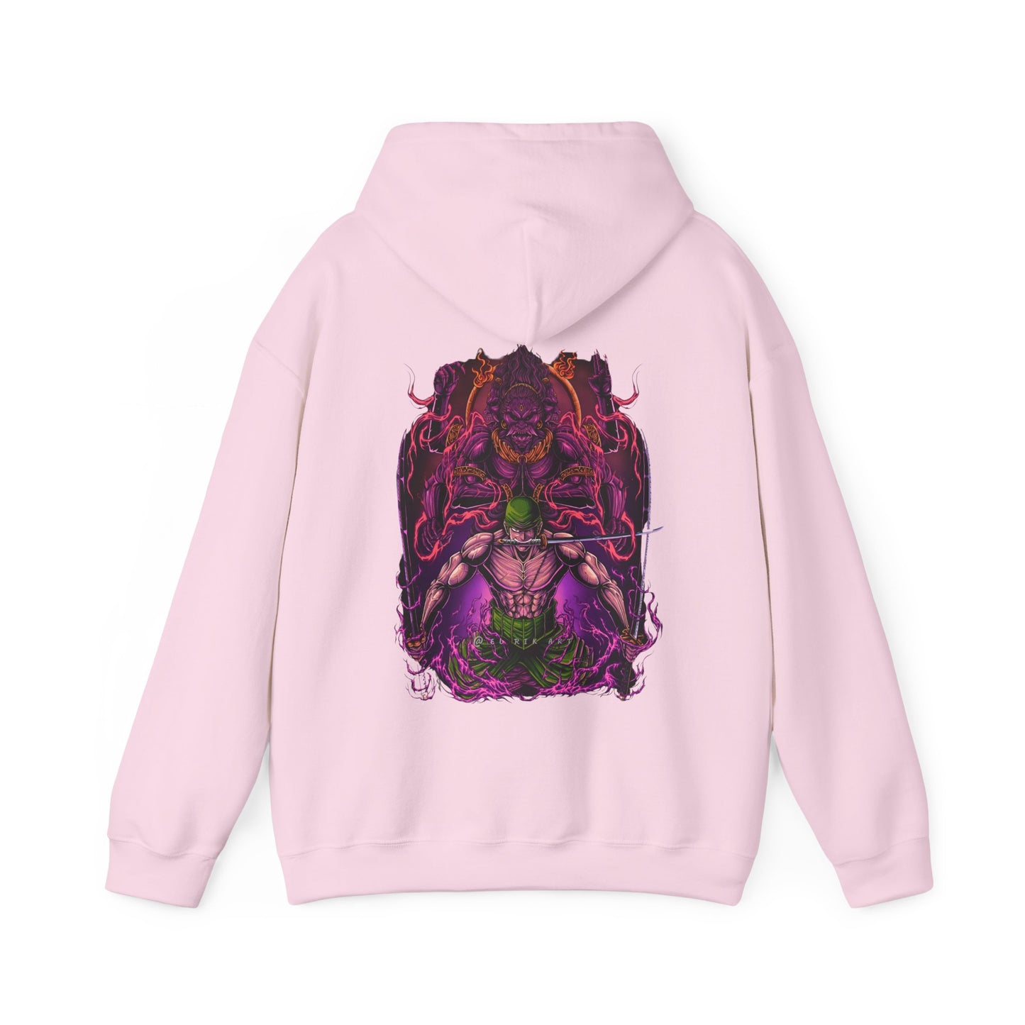 Roronoa Zoro Back Print Hoodie – 100% Cotton One Piece Anime Streetwear