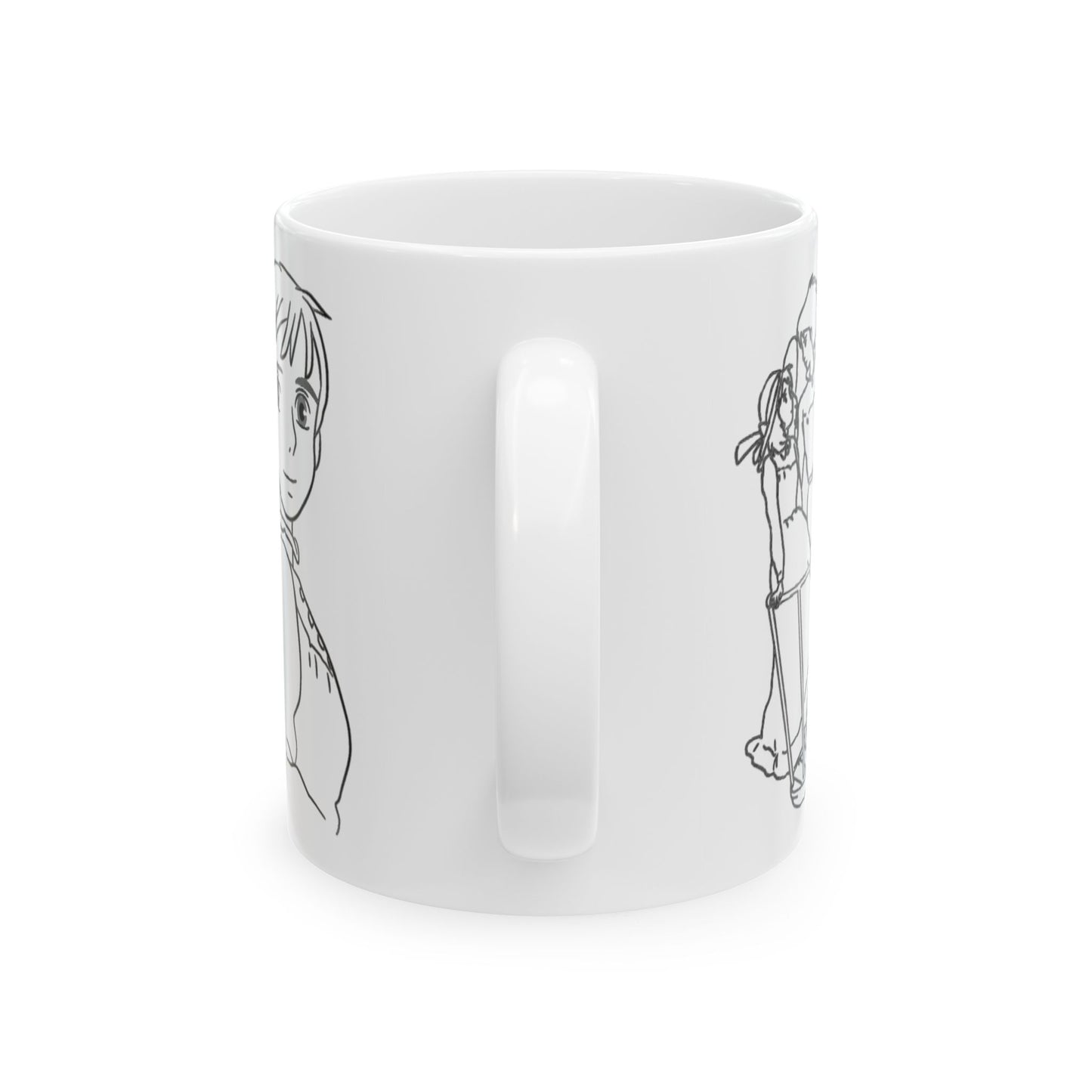 Sophie and Howl Love Mug – Howl’s Moving Castle Ghibli Cup 11oz & 15oz – Romantic Anime Gift for Ghibli Fans