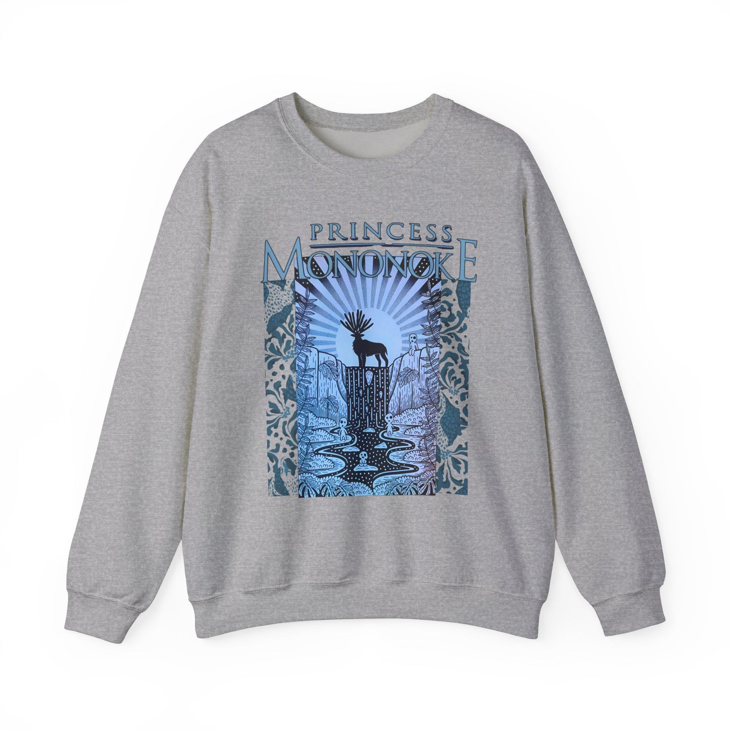 Mononoke Princess Forest Spirit Sweatshirt – 100% Cotton Studio Ghibli Inspired Anime Pullover
