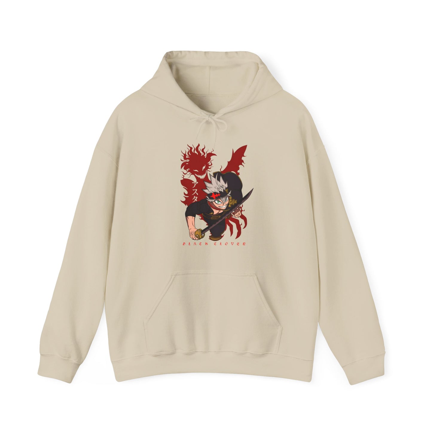 Asta Black Clover Hoodie – 100% Cotton Anime Sweatshirt for Magic Knight Fans