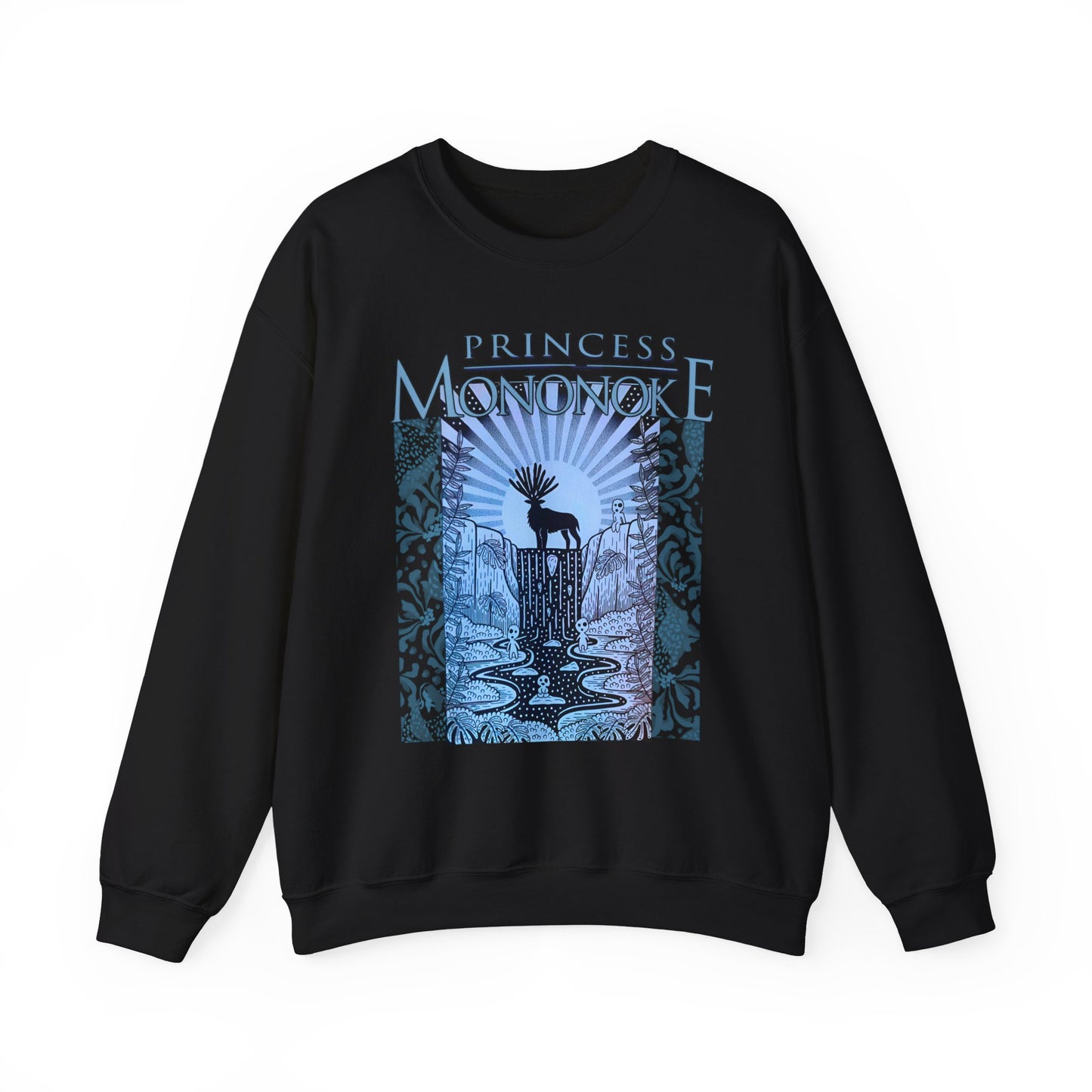 Mononoke Princess Forest Spirit Sweatshirt – 100% Cotton Studio Ghibli Inspired Anime Pullover
