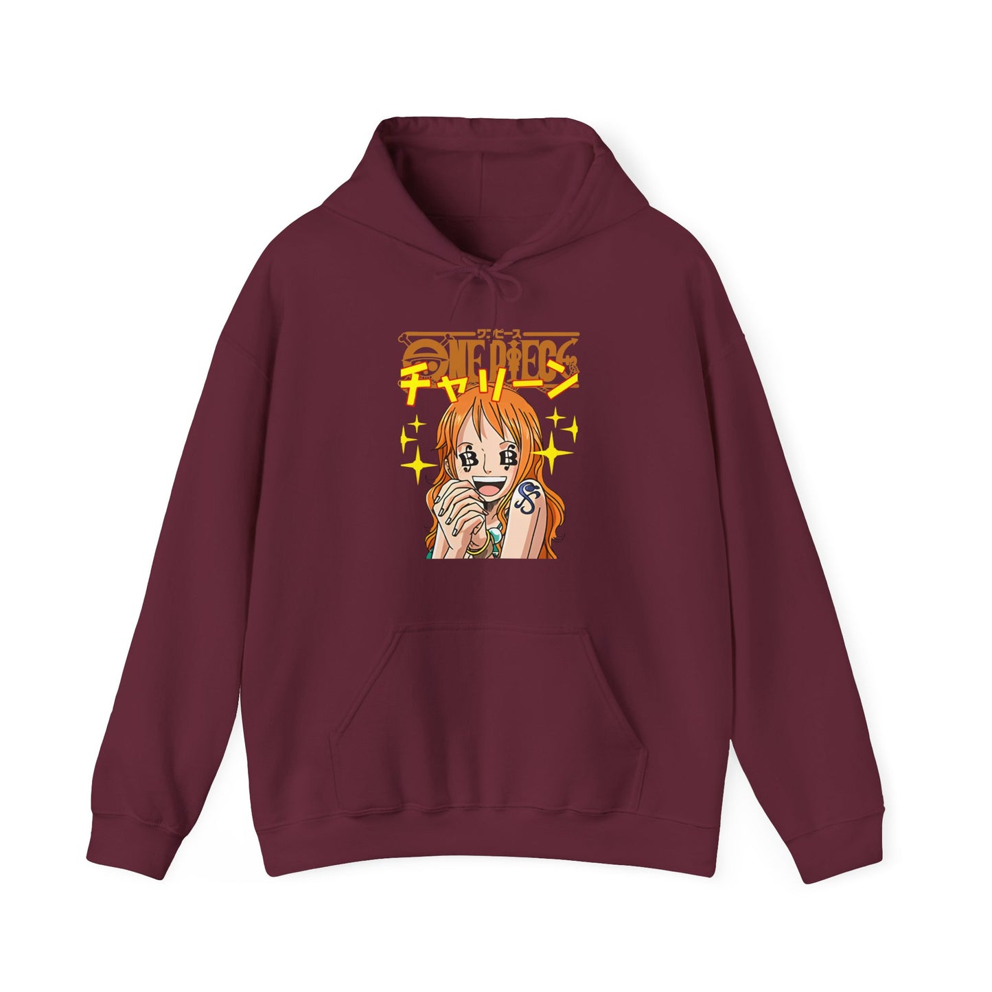 Nami One Piece Hoodie – 100% Cotton Anime Hoodie for Straw Hat Pirate Fan