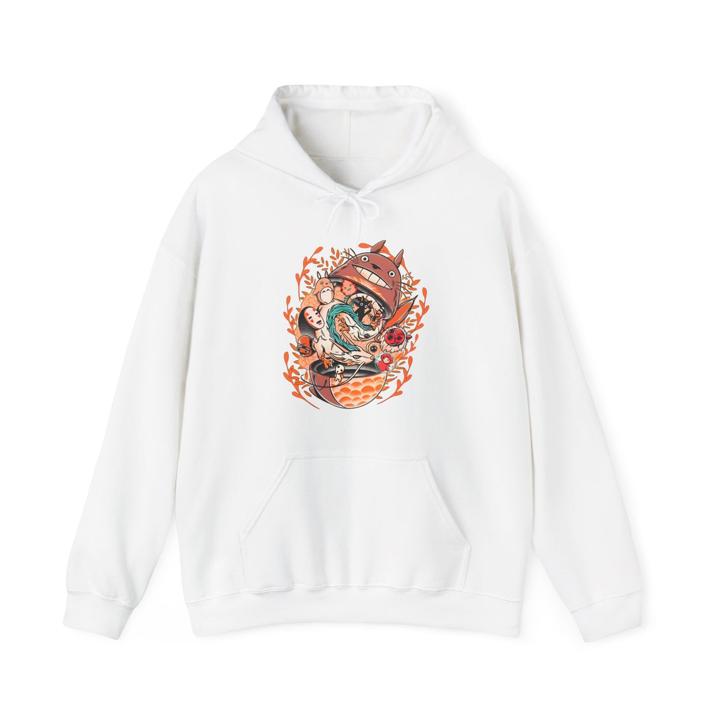 Totoro Matryoshka Hoodie – 100% Cotton Studio Ghibli Sweatshirt for Anime Fans