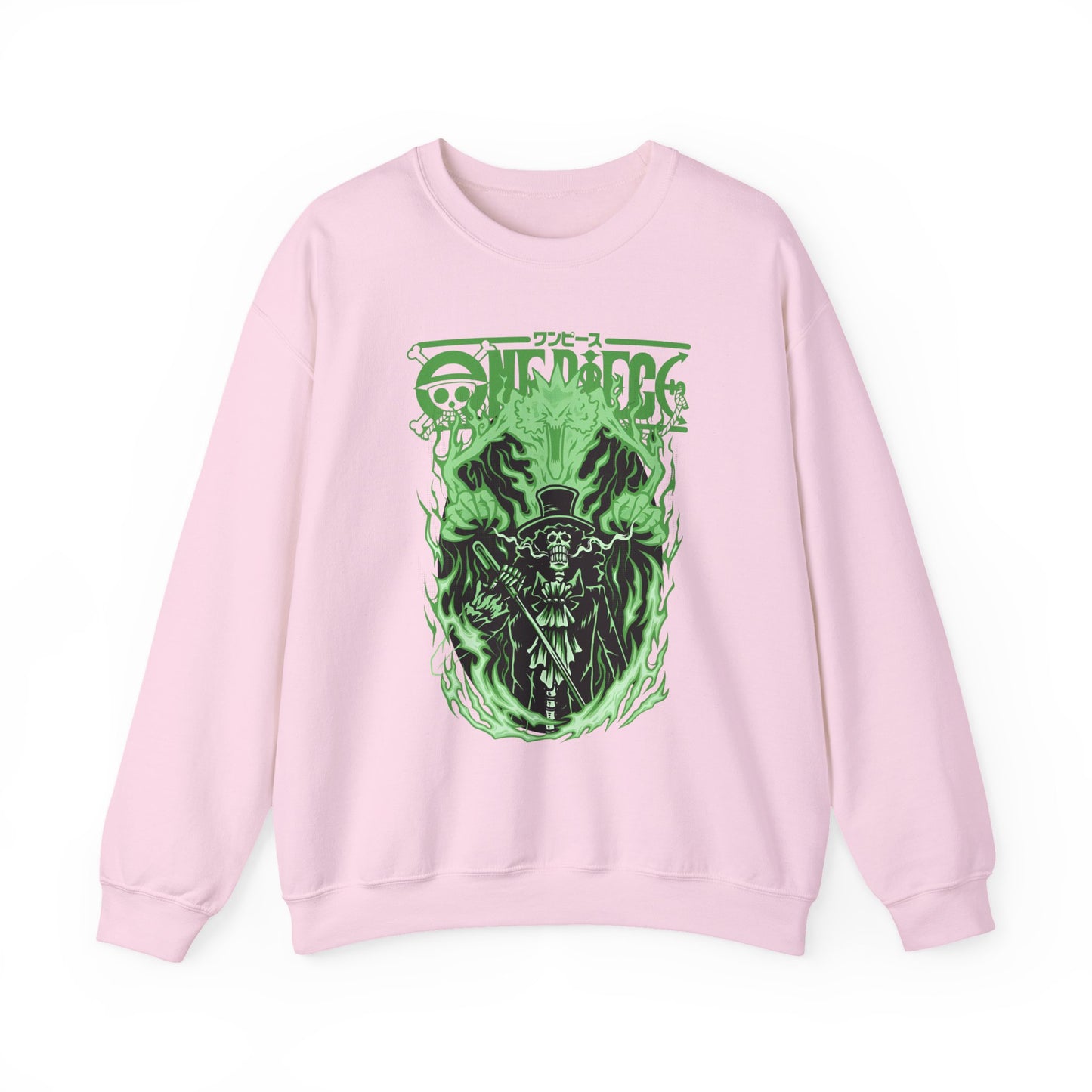 Brook One Piece Sweatshirt – 100% Cotton Anime Pullover for Soul King Fans