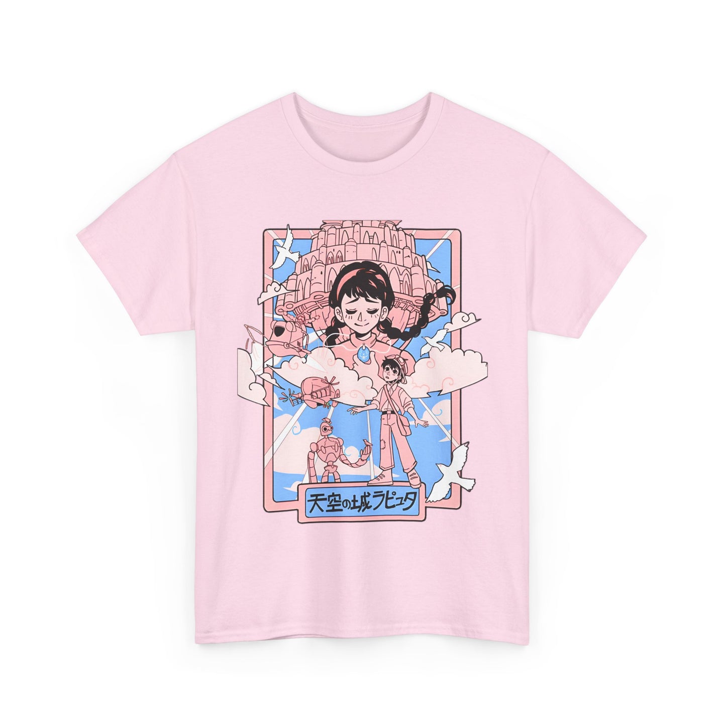 Castle in the Sky T-Shirt – 100% Cotton Studio Ghibli Tee for Anime Fans