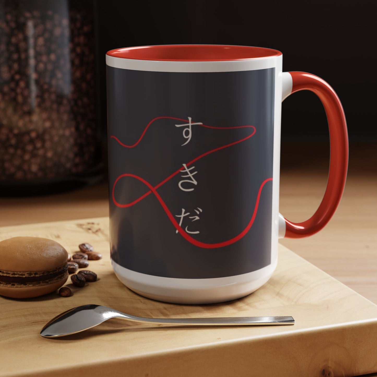 Your Name Accent Mug – Kimi no Na wa Color Handle Cup 11oz & 15oz – Romantic Anime Sky Scene Gift