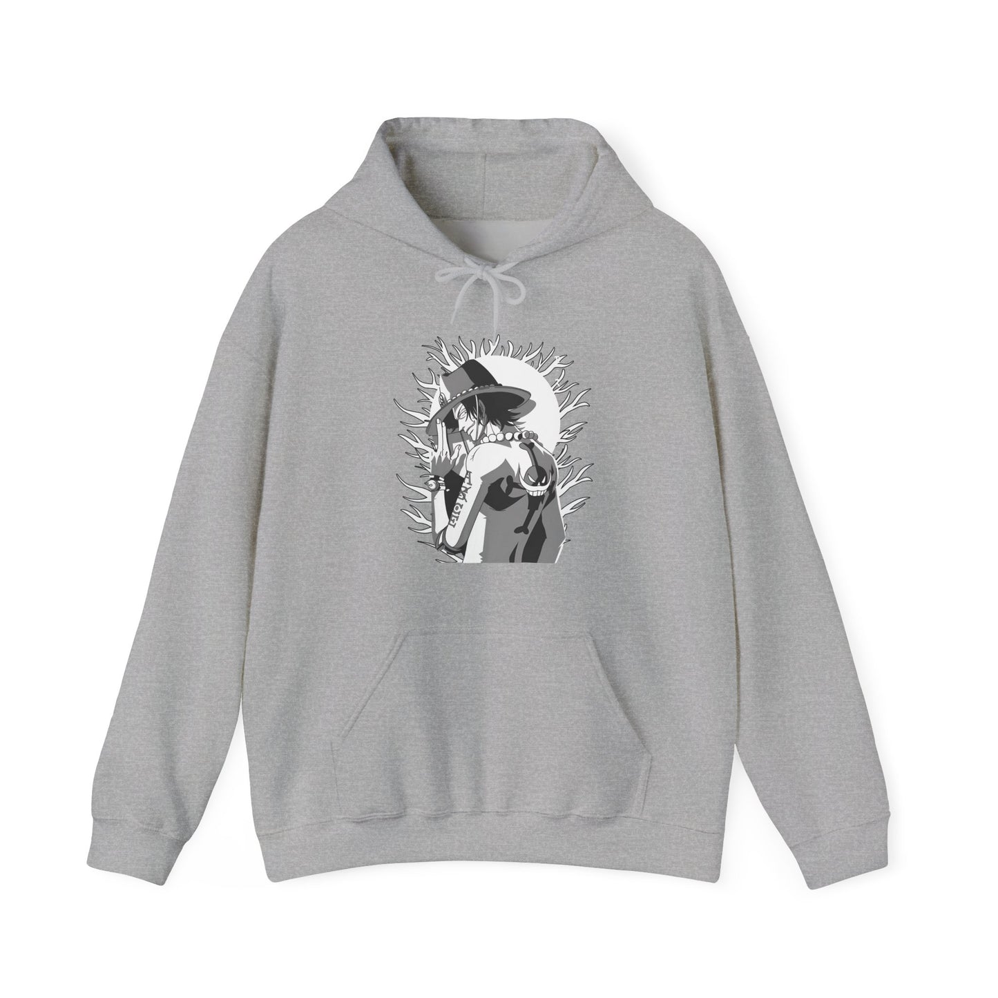 Portgas D. Ace One Piece Hoodie – 100% Cotton Anime Hoodie for Fire Fist Fans