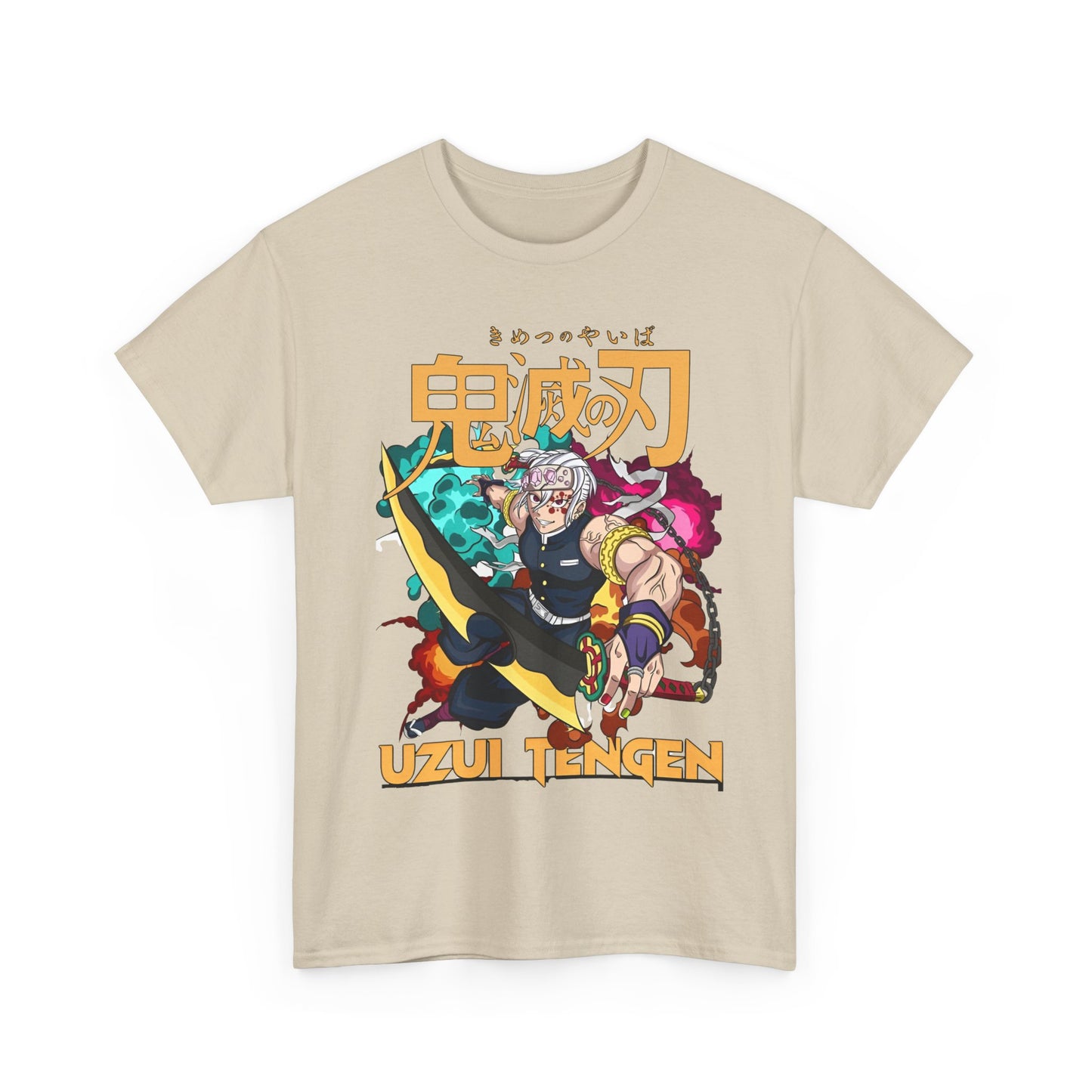 Uzui Tengen Demon Slayer T-Shirt – 100% Cotton Stylish Anime Tee for Fans of the Sound Hashira