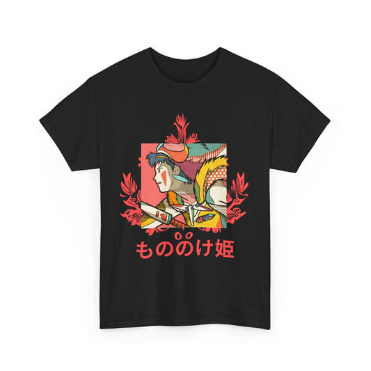 Princess Mononoke Studio Ghibli T-Shirt – 100% Cotton Anime Shirt for Ghibli Fans