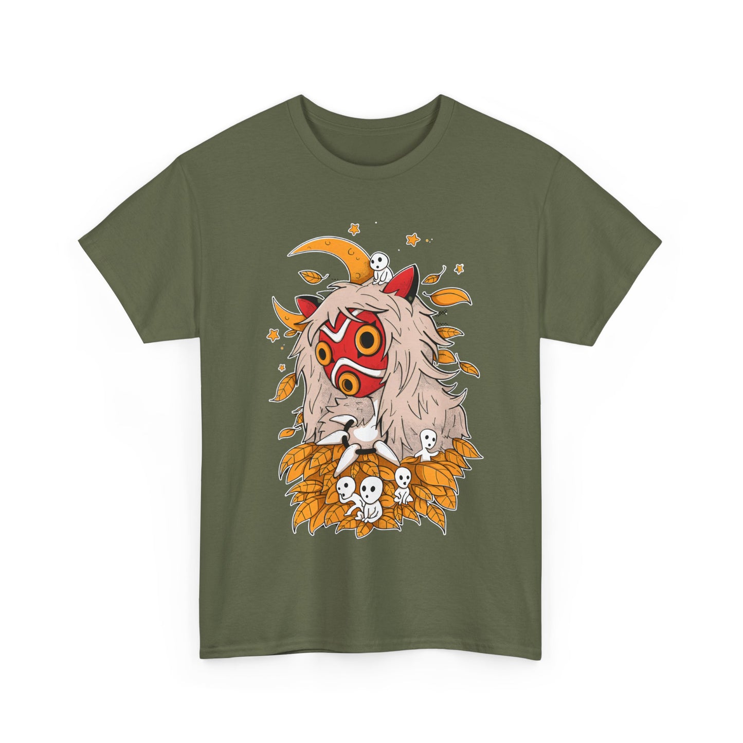 Kodama Princess Ghibli T-Shirt | Princess Mononoke Anime Cotton Tee